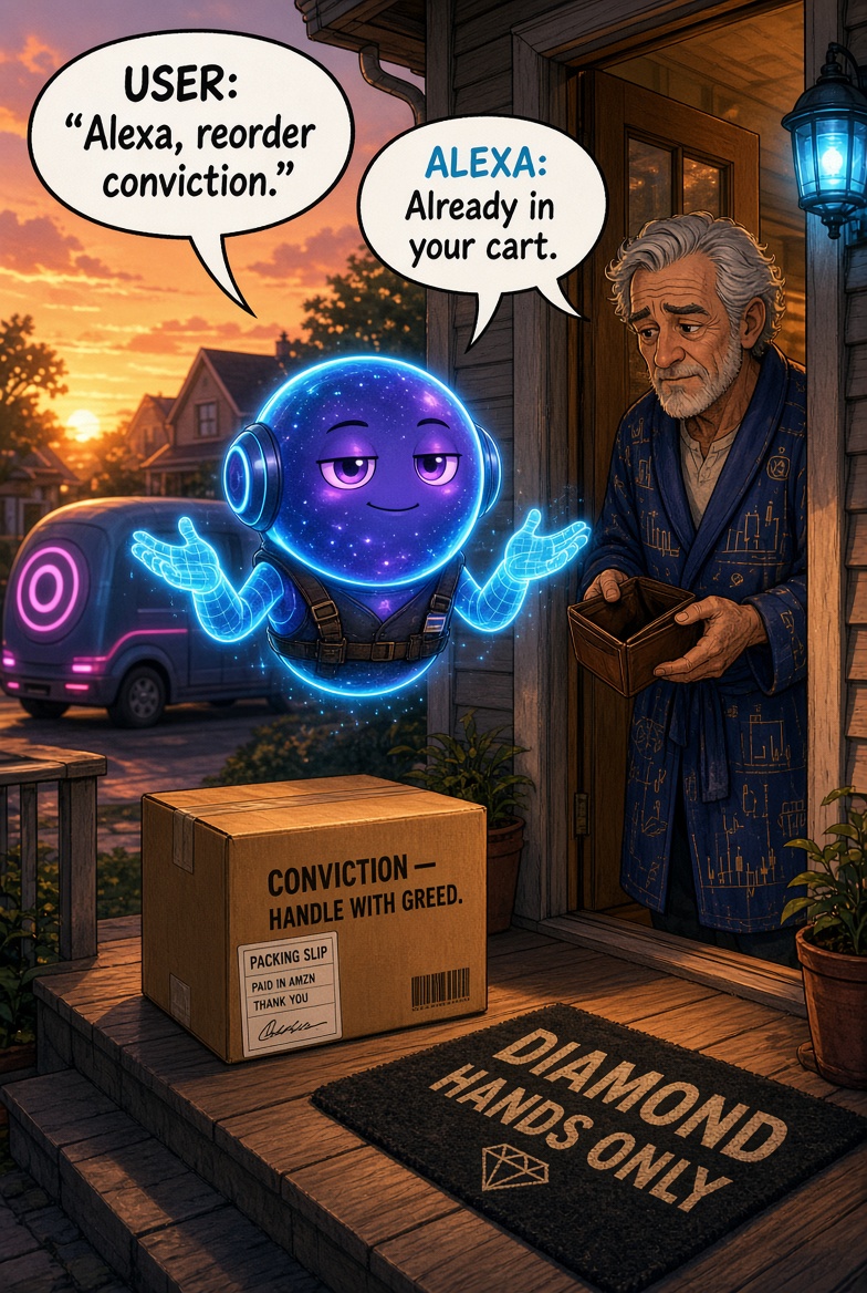 Alexa delivers a box of conviction